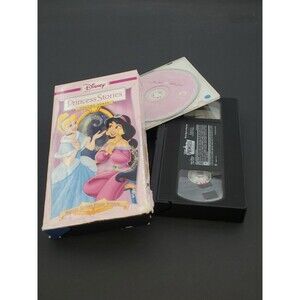 Disney Princess VHS Lot Stories Vol 3 Beauty Shines + Ariel Songs & Stories CD